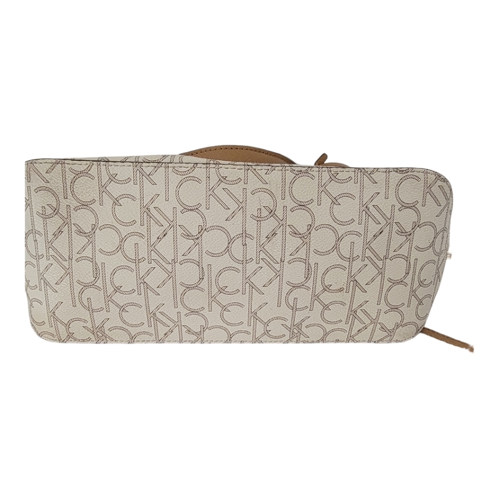 Calvin Klein Ronda Monogram Satchel handbag - Picture 5 of 8